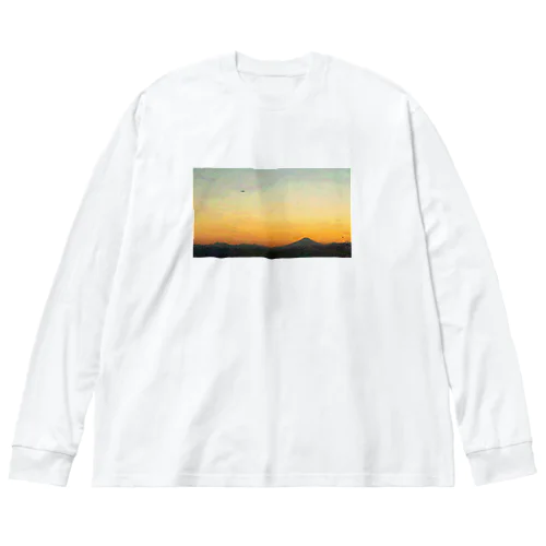 秋ｰ夕暮れ時ｰ Big Long Sleeve T-Shirt