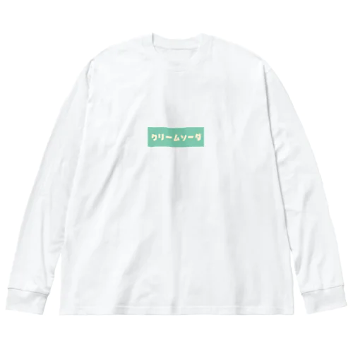 クリームソーダ グリーン Big Long Sleeve T-Shirt