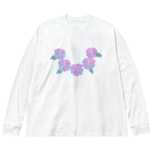 ハイビスカス　ハワイアン Big Long Sleeve T-Shirt