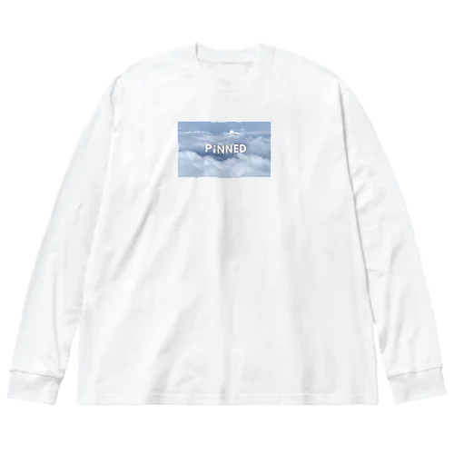 PiNNED cloud ビッグシルエットロングスリーブTシャツ