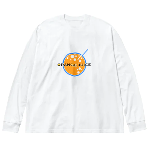 orange juice ビッグシルエットロングスリーブTシャツ