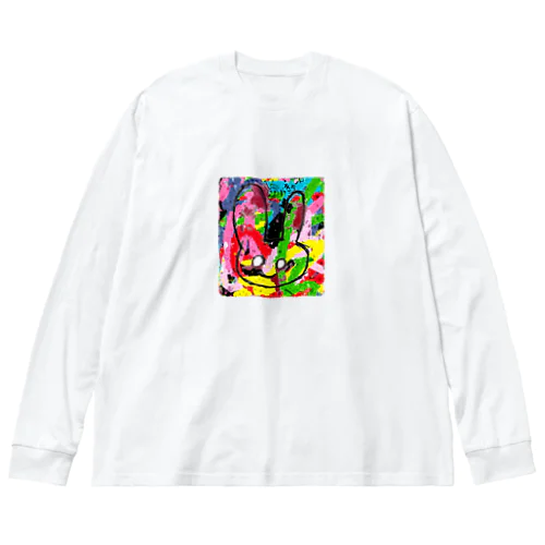 バきゅーんウサギ落書きバージョン Big Long Sleeve T-Shirt