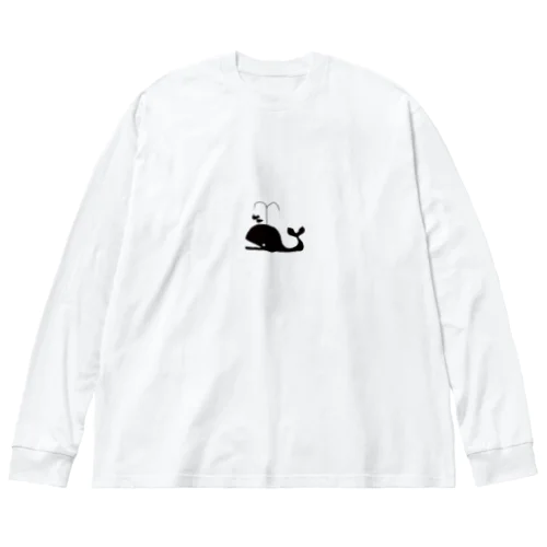 くじら　シャワー　ペリカン Big Long Sleeve T-Shirt