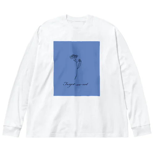 Forget-me-not ビッグシルエットロングスリーブTシャツ