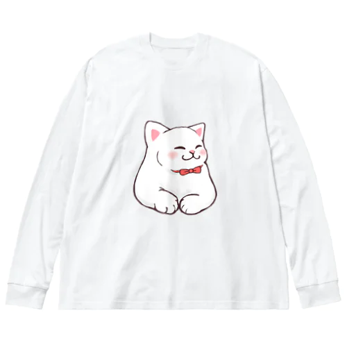 ごきげんにゃんこ Big Long Sleeve T-Shirt