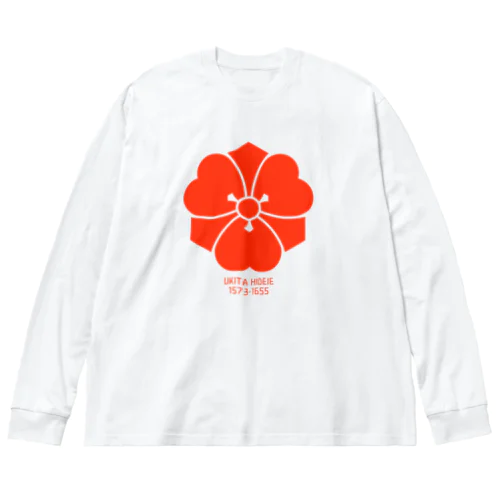 宇喜多秀家【剣片喰】 루즈핏 롱 슬리브 티셔츠