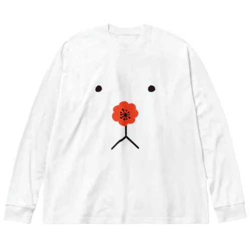 花くまちゃん ビッグシルエットロングスリーブTシャツ