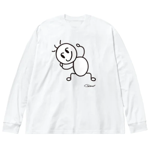 な〜んって ビッグシルエットロングスリーブTシャツ