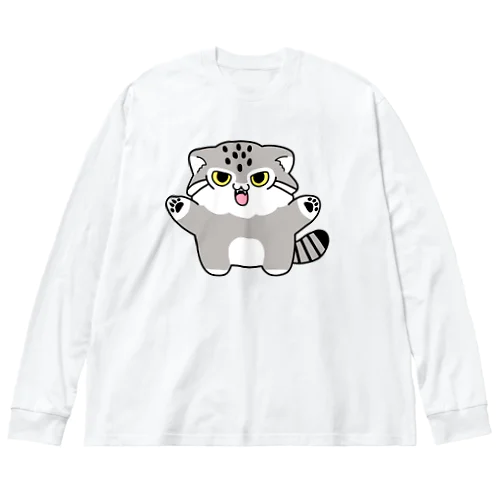 マヌルちゃんギャオー ビッグシルエットロングスリーブTシャツ