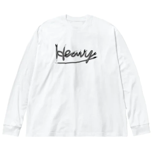 蛇でHEAVY　 ビッグシルエットロングスリーブTシャツ