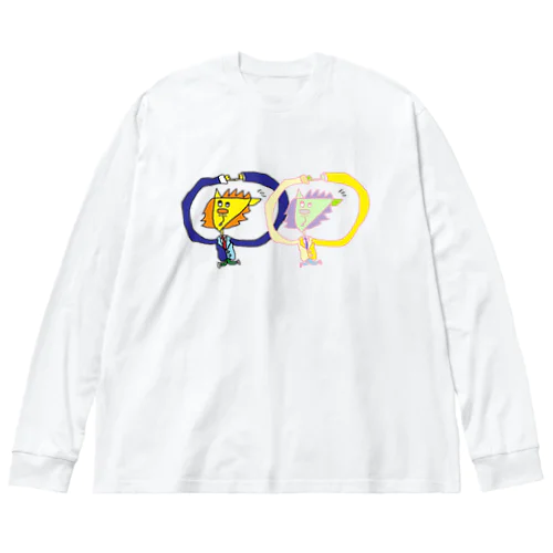 ライオン×ライオン ビッグシルエットロングスリーブTシャツ