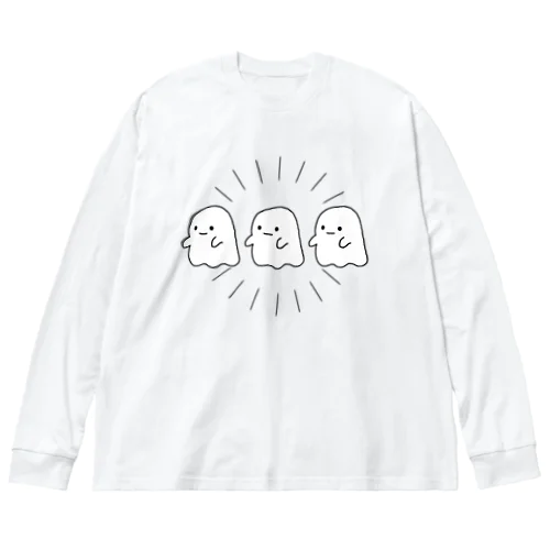 おばけちゃん さんにん Big Long Sleeve T-Shirt