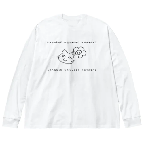 へのへのろもこ ビッグシルエットロングスリーブTシャツ