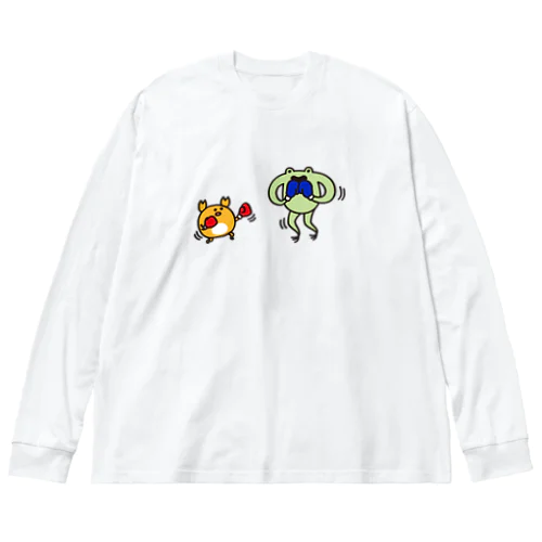 カニゲコボクシング Big Long Sleeve T-Shirt