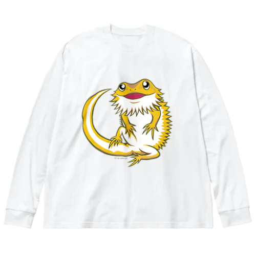 フトアゴちゃん Big Long Sleeve T-Shirt