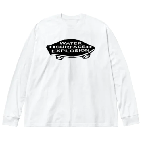 WSE スケートロゴ ビッグシルエットロングスリーブTシャツ