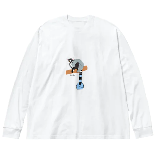 ワオキツネザルのお仕事 Big Long Sleeve T-Shirt