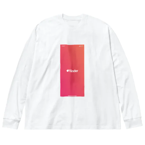 Tinder ビッグシルエットロングスリーブTシャツ