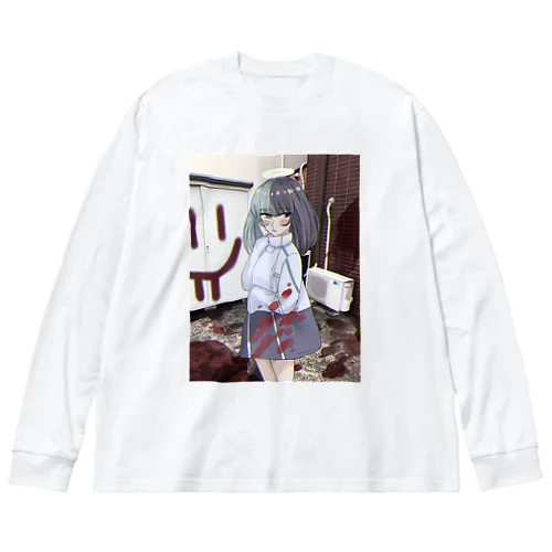 路地裏の天使ちゃん Big Long Sleeve T-Shirt