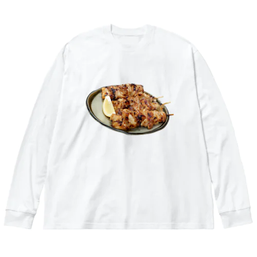 焼き鳥 ビッグシルエットロングスリーブTシャツ