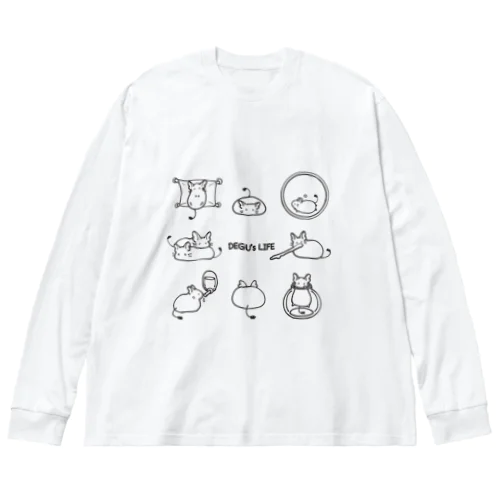 DEGU's LIFE Big Long Sleeve T-Shirt