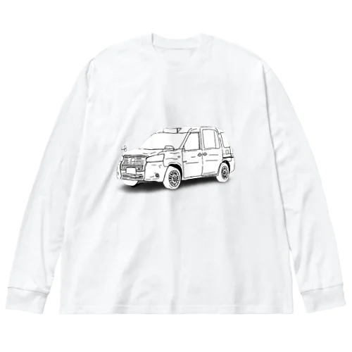 日本のタクシー ビッグシルエットロングスリーブTシャツ