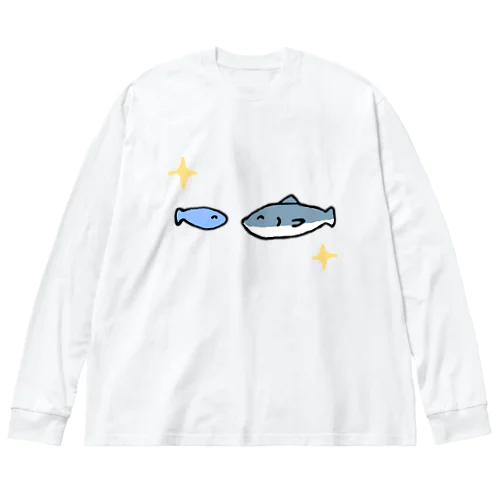 なかよしなさめとおさかな Big Long Sleeve T-Shirt