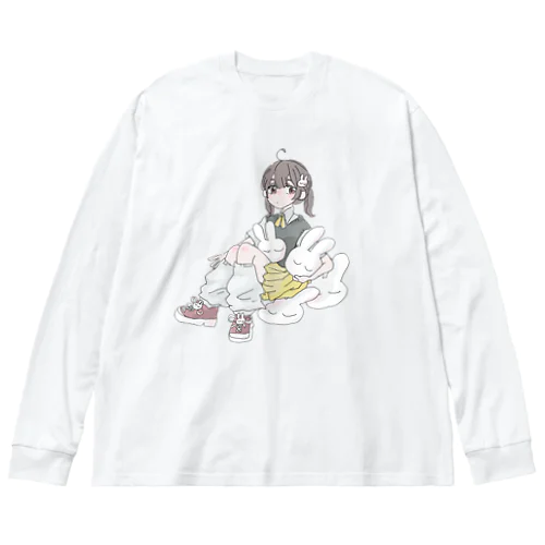 JKとうさぎたち Big Long Sleeve T-Shirt