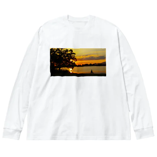 3年前の夕焼け Big Long Sleeve T-Shirt