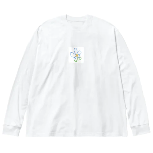 Flower ビッグシルエットロングスリーブTシャツ