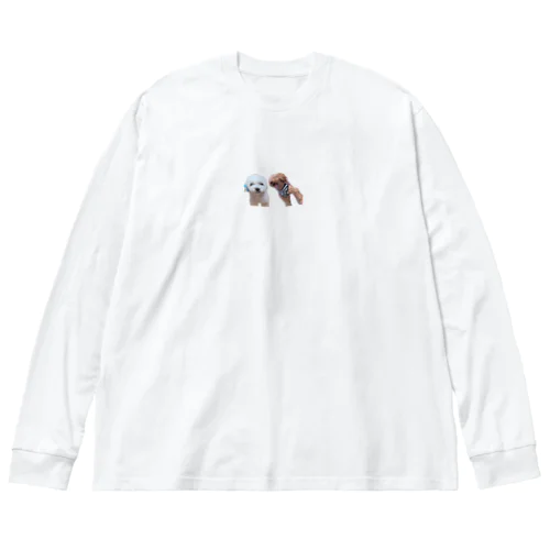 わんわん ビッグシルエットロングスリーブTシャツ