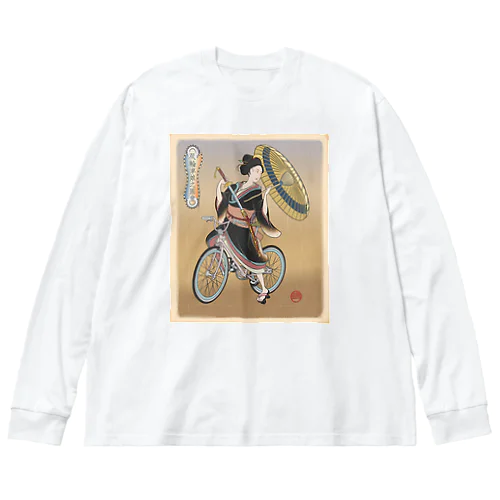 "双輪車娘之圖會" 5-#1 ビッグシルエットロングスリーブTシャツ