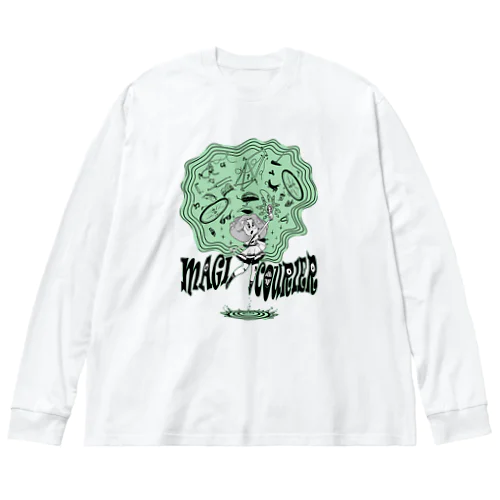 “MAGI COURIER” green #1 Big Long Sleeve T-Shirt