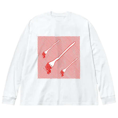 フォークで食べるパスタヤ Big Long Sleeve T-Shirt