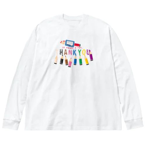 ちびた色鉛筆*A Big Long Sleeve T-Shirt