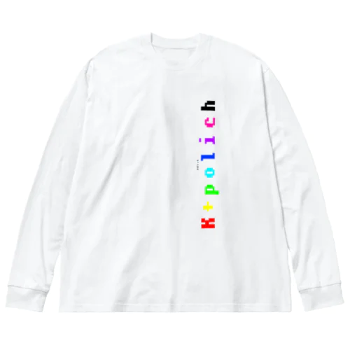 K+polich カラフルロゴ Big Long Sleeve T-Shirt