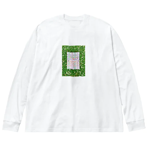 flower picking ビッグシルエットロングスリーブTシャツ