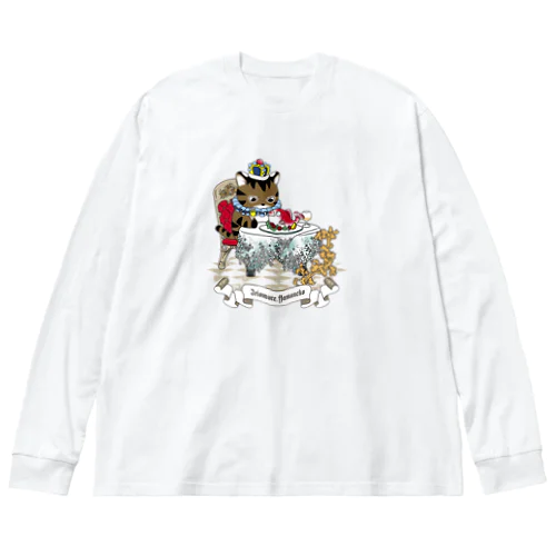 食事するイリオモテヤマネコ Big Long Sleeve T-Shirt