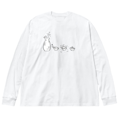 熱燗鳥 Big Long Sleeve T-Shirt