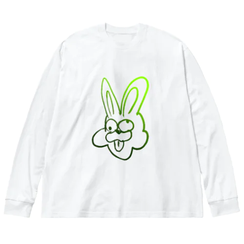 羅毘兎（緑） Big Long Sleeve T-Shirt