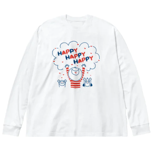 HAPPY HAPPY HAPPY！上を向いて笑おう！ Big Long Sleeve T-Shirt