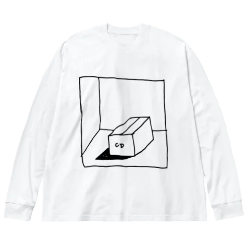 CD box ビッグシルエットロングスリーブTシャツ