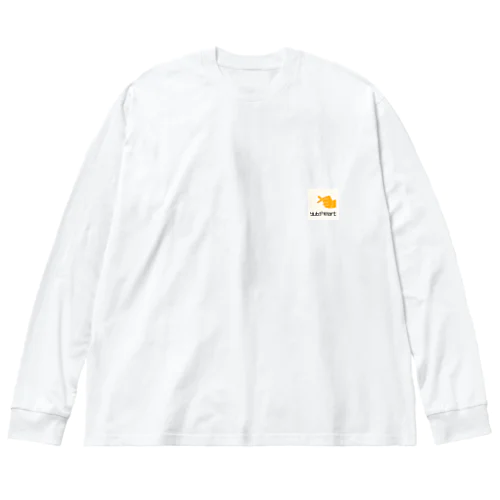 yubi heart (指ハート) ビッグシルエットロングスリーブTシャツ