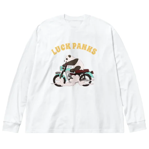 バイク乗りのパンダ Big Long Sleeve T-Shirt