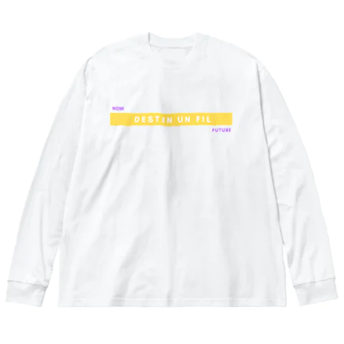 DUF LINEロゴ ビッグシルエットロングスリーブTシャツ