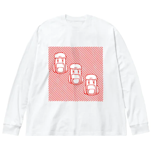 バックパックヤ ビッグシルエットロングスリーブTシャツ