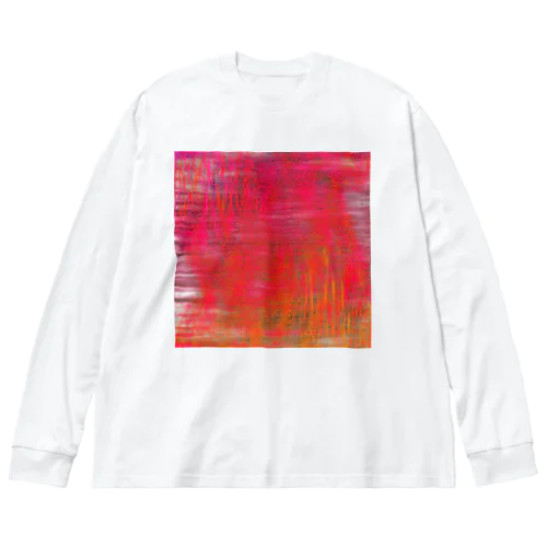 Red Big Long Sleeve T-Shirt