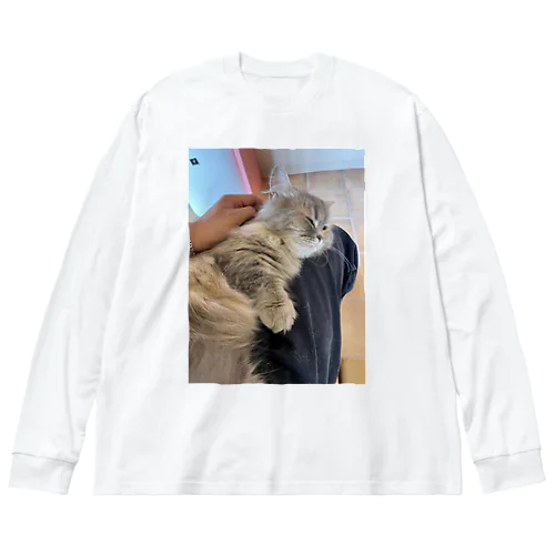 Cat ビッグシルエットロングスリーブTシャツ