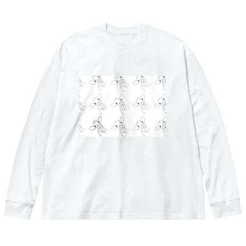 たくさんの仔牛がならぶ Big Long Sleeve T-Shirt