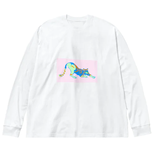 猫のイラスト Big Long Sleeve T-Shirt